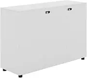 File Cabinet Three Cabinet Door Wooden Short File Cabinet with Lock Office Data Sundry Storage Cabinet Office Drawer