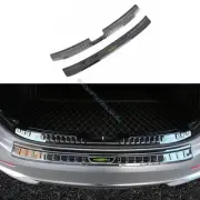 For Kia Forte K3 19-2023 Black Titanium Rear Bumper Protector Guard Plate 2pcs (for: Kia)