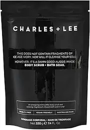 CHARLES + LEE Body Scrub + Bath Soak 220g