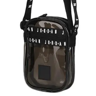 Nike JORDAN JUMPMAN 背包 側背 透明 黑 JD2023009GS-002