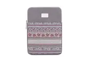 15 inch Canvas Laptop Notebook Sleeve Case - Grey