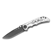 Spartan Blades Harsey Folder SF5KILR Kilroy Titanium Black MagnaCut Pocket Knife