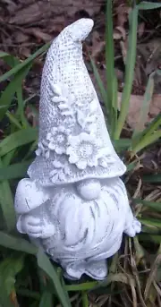 Latex gnome mold plaster cement mould 5.5" x 3"