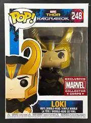 Funko POP! Marvel Thor: Ragnarok Loki #248 - Bobblehead Collector Corps EXCL.!