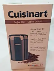 Cuisinart 12 Cup Coffee Bar Coffee Grinder, Black, DCG-20BKN - OPEN BOX - TESTED