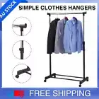 Adjustable Closet Organiser Storage Hight Adjustable Garment/Clothes Rack Hanger