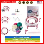 SENTRO Knitting Machine, 48 Needles Smart Weaving Loom Round Spinning Crochet...