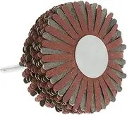 PLAFOPE 1Pc Sandpaper Grinding Wheel Grit Abrasive Polishing Tool for Emery Cloth Wheel for Concave and Convex Surface Finishing