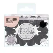 Invisibobble Sprunchie Spiral Hair Ring 2 Count True Black