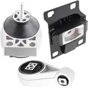 3 Pcs Engine Motor & Transmission Mount Kit Compatible with 2000-2004 for Ford Focus 2.0L DOHC ,Replace OE# A2939 A2986 A3003