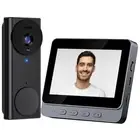 Wireless Video Door Bell Audio Intercom System Bluetooth Doorbell Camera Monitor