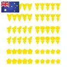 10pcs Fungus Gnat Traps Non-Toxic Dual-Sided Yellow Sticky Fly Traps for Indoor
