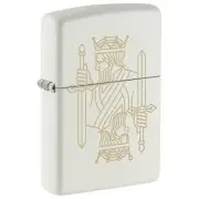Zippo Metal Constructed Refillable Windproof Design King Queen Design Lighter
