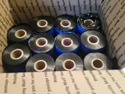 CLEAN START TYPE Black FH Wax Resin Ribbon Roll 4.09" x 501' 104mm x 153M BOX 11