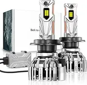 NOVSIGHT H7 Fog Lights Bulbs - 32000 Lumens,6500K Cool White Light,Efficent Cooling System, Pack of 2