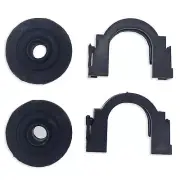 2Set Upper Radiator Mount Bracket & Bushing For Nissan Murano 3.5L V6 2003-2014 (for: Nissan)