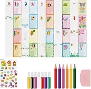 Dot Painting Art with Scratch Note Pads and Squeegee Tools