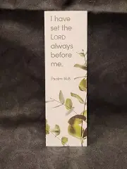 Psalm 16:8 I Have Set The Lord Always Before Me Religious Paper Bookmark