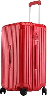 [Ｗoowayo] Travel Suitcases with Wheels Large-Capacity Trolley Case with Universal Wheels, Thickened Aluminum Frame Boarding Case Suitcase for Outdoor Travel (C 26in)