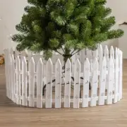 Christmas Tree Decoration Fence in White 1 2m 1 5m 1 8m Sizes Available