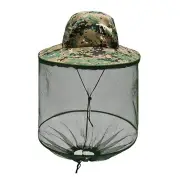 Mosquito Head Net Hat Cap with Netting for Fishing Hiking Bee Keeper, Outdoor...