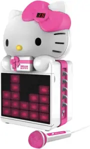 JENKT2008B - HELLO KITTY KT2008B Karaoke System with LED Light Show