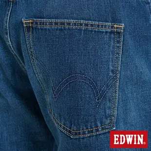 EDWIN 503 復古水洗 純棉AB牛仔褲-男款 石洗藍 TAPERED