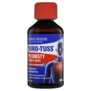 Duro-Tuss PE Chesty Cough Liquid + Nasal Decongestant 200mL - Tropical DuroTuss
