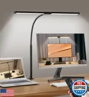 Led Desk Lamp for Home Office, Eye-Care Architect Light with Clamp, Smart Dou