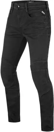 Replay Brake Motorcycle Jeans, black, Size 33 for Men