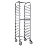 Matfer Bourgeat 20 Tiers Stainless Steel Racking Trolley - 600x400mm