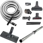 Vacuum Cleaner Accessory Tool Kit Including 12 Meter Hose, Combination Floor Head, Attachments and Telescopic Rod