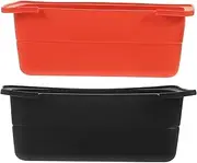 CAXUSD 2pcs Reusable Grease Catcher Liners for Bakeware Air Fryer Silicone Liner Replacement for Outdoor Drip Pan