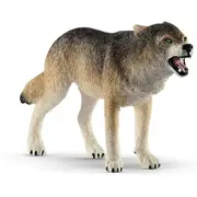 Schleich 4.1'' Wolf Wildlife Animal Action Figure Kids/Children Play Toy 3-8y