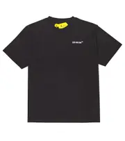 [Off-White Kids] Off-White Kids Logo cotton T-shirt Y 6 black