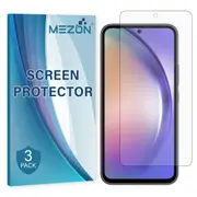 [Pack of 3] Samsung Galaxy A54 5G Premium Clear Edge-to-Edge Full Coverage Hydrogel Screen Protector Film by MEZON (Galaxy A54 5G, Hydrogel) – FREE EXPRESS