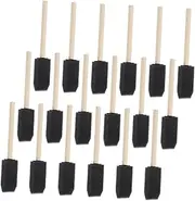 SOESFOUFU 18pcs Kids Paint Sponges Wood Handle DIY Foam Brushes Painting Supplies Kids Art Tools