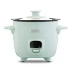 Mini Rice Cooker Steamer with Removable Nonstick Pot
