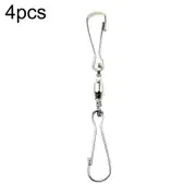 4/5/8/10/20/100Pcs Spinning Wind Spinner Swivel Hook Display Turn Twirl Hanger 4pcs