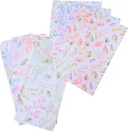 KALLORY 4 Sets Floral Writing Paper with Envelopes Beautiful Cartoon Stationery Kit for Letters Notes Holidays and Birthdays for Smooth Writing and Emotional Expression