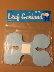 VINTAGE BEISTLE LEAF GARLAND 12 FT 1984 NOS SEALED!