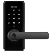 Schlage Ease S2 Smart Latch Entry Lock - Black Bluetooth Ready (Remote accessusing Schlage Wi-Fi Bridge AB100 sold seprate) [SREEAS2C5BL]