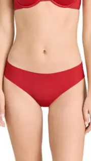 B.tempt’d Women’s B. Bare Cheeky Panty, Haute Red, Large