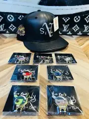 New Era Hat Club Rahnni Oakland A’s Black Leather Kayne 7 1/4 With Hat Clip