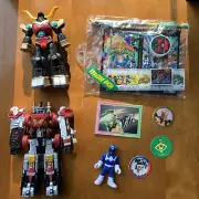 1993 mighty morphin Power Rangers memo prepack w/characters & pogs d2