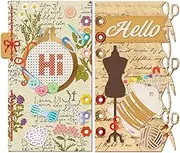 GLOBLELAND Sewing Page Cutting Dies for Card Making Metal Sewing Page Frame Die Cuts Cutting Dies Templates for Scrapbooking Journal Embossing Paper Craft Decor