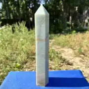 1165g Natural amazonite Quartz obelisk Crystal gem tower healing decor gift