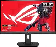 ASUS ROG Strix XG32WCS USB Type-C Gaming Monitor – 32-inch 2560x1440, Curved, 180Hz (Above 144Hz), 1ms (GTG), Fast VA, Extreme Low Motion Blur Sync, USB Type-C, FreeSync, Tripod Socket, HDR
