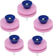 Mower Blade Knife Sharpener Set 5pcs Lawn Mower Metal Trimmer Replacement Blade Sandpaper for Garden Trimmer