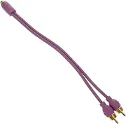 LALADEFIEE Car Audio Speaker Splitter Cable Audio Amplifier Wire Female to Deep Bass